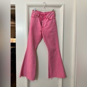 Vintage Levi's high flare pink Jean